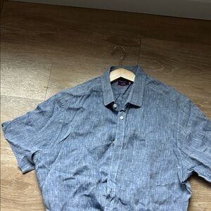 UNTUCKit Casual Blue Button Down Shirt